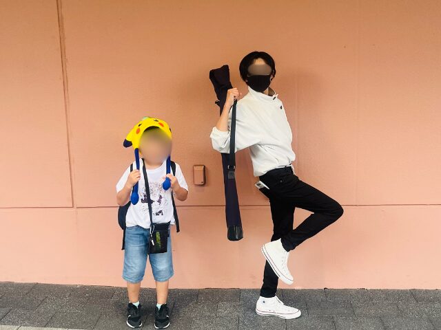 伏黒コスプレイヤーさんと息子のツーショット